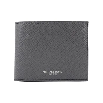 MICHAEL KORS MICHAEL KORS Handbag Collection Harrison Leather Wallet Men's Gray