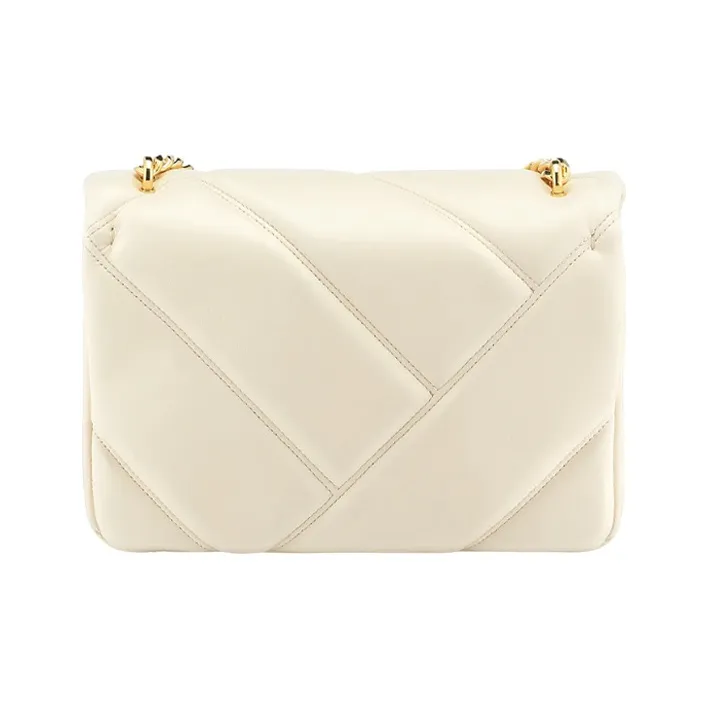 BVLGARI Serpenti Cabochon Calfskin Snake Head Handbag, Crossbody Bag, Shoulder Bag Women's White-2
