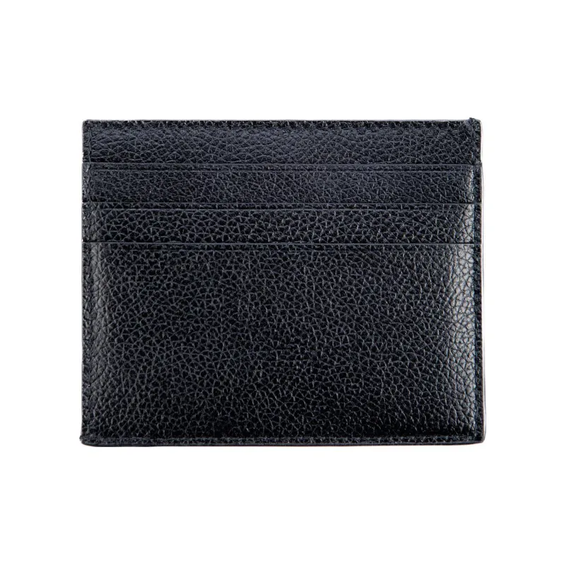 Balenciaga Grain Calfskin Wallet, Card Holder Men's Black-1