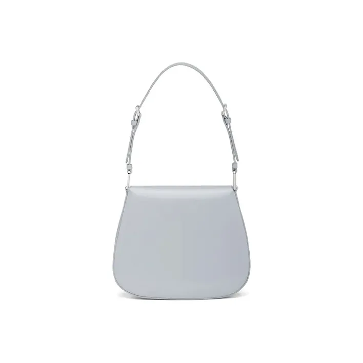 PRADA Cleo Leather Shoulder Bag Crossbody Bag Women's Cornflower Blue-2