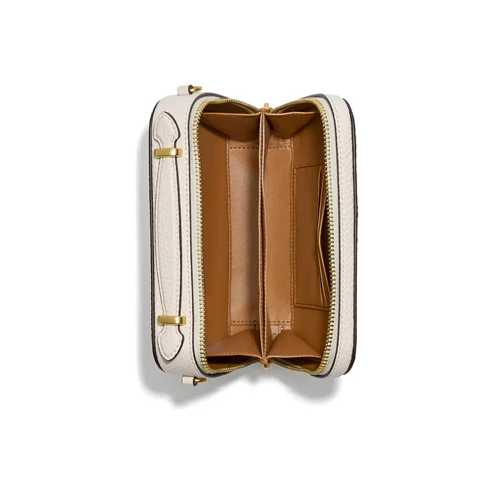 COACH Alie Leather Box Bag Camera Bag Fanny Pack Handbag Shoulder Bag Crossbody Bag Mini Women's White-2
