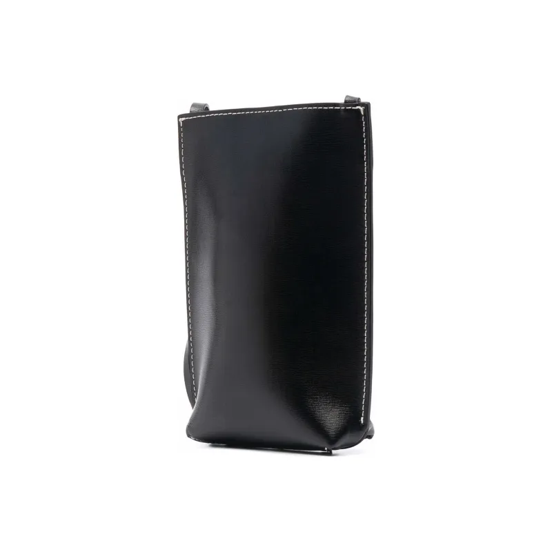 GANNI Logo Embossed Crossbody Bag-1