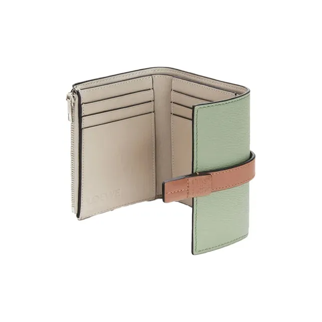 LOEWE Calfskin Wallet Women's Light Green-1