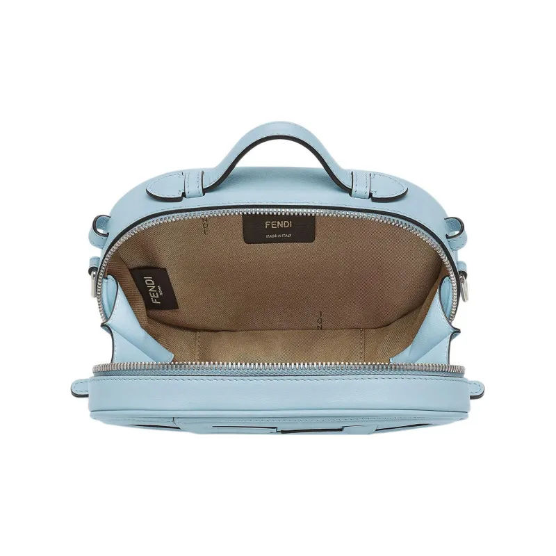 FENDI O'Lock Calfskin Camera Bag Handbag Shoulder Bag Crossbody Bag Mini Women's Light Blue-3