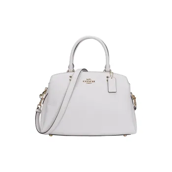 COACH Lillie Cow Leather Crossbody Handbag Large Size Women's White