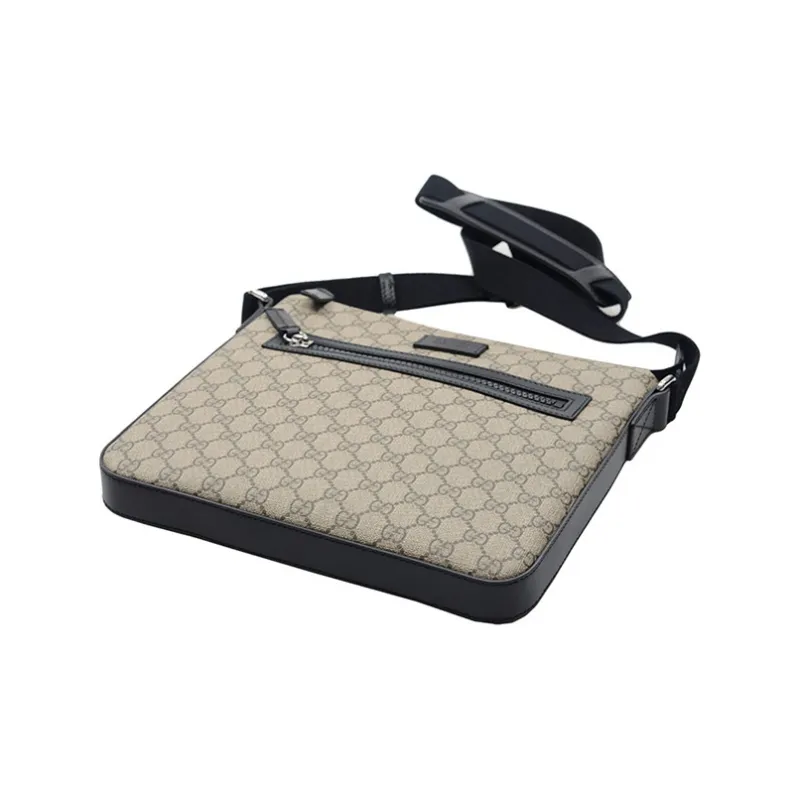 GUCCI PVC Messenger Bag Shoulder Bag Crossbody Bag Small Size Men's Ebony/Black-3