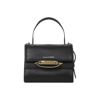 Alexander McQueen Leather Handbag Women's Black