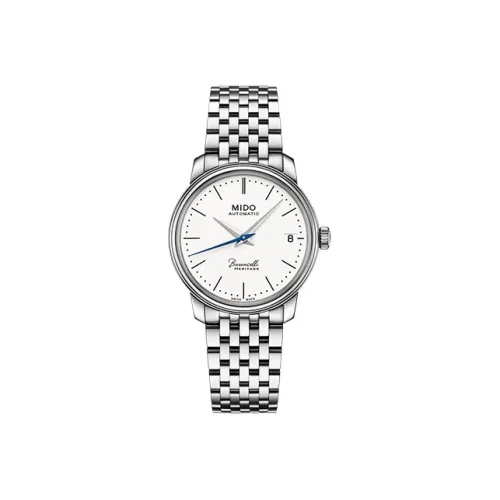MIDO Wmns Baroncelli Series Automatic Mechanical Watch M027.207.11.010.00 White