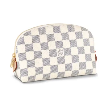 LOUIS VUITTON 2011 Damier Azur Zipped Cosmetic Pouch