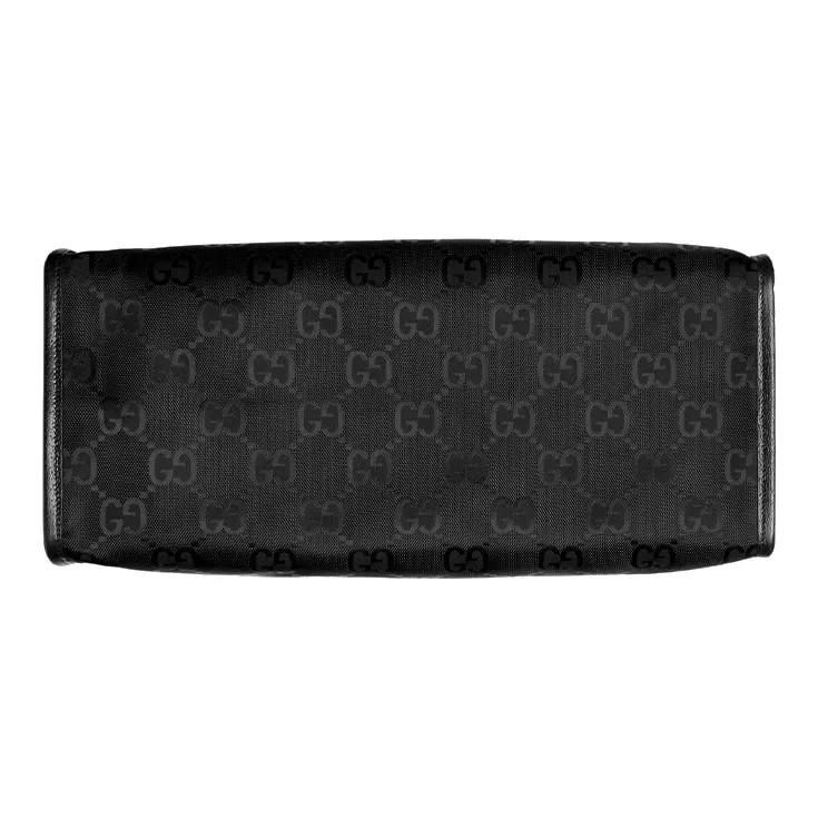 GUCCI Off The Grid Nylon With Leather Tote Bag Shopping Bag Crossbody Handbag Shoulder Bag Men's Black-6