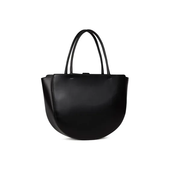 Furla Miss Mimi Collection Cow Leather Large Handbag Extra Large Women's Black-1