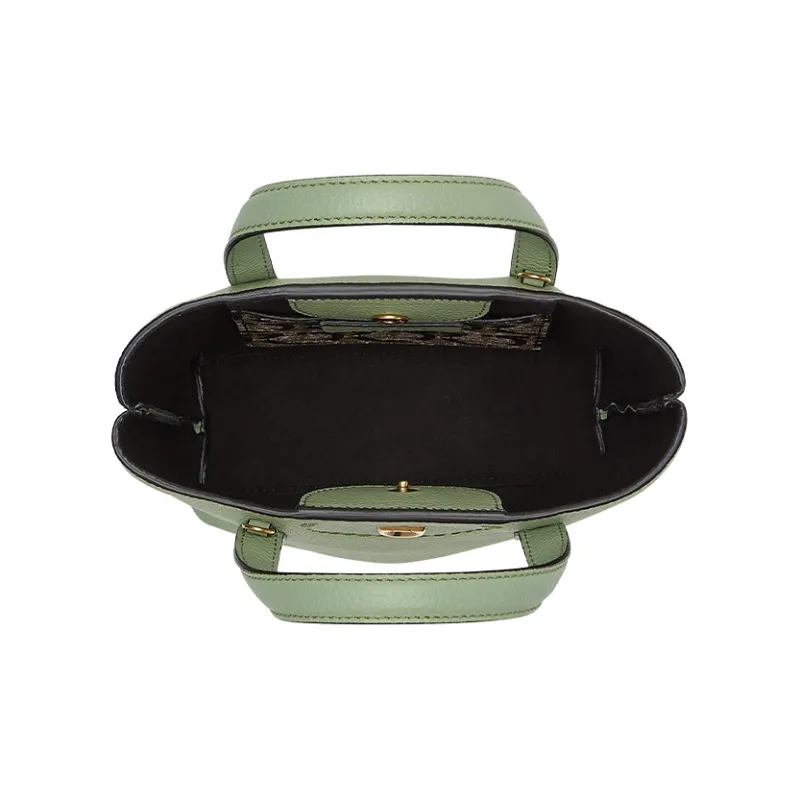 FERRAGAMO Cow Leather Handbag Mini Women's Light Bright Green-3