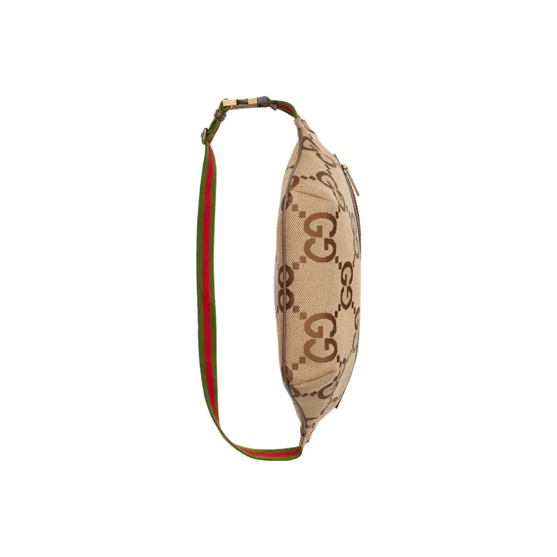 GUCCI Canvas Crossbody Bag, Shoulder Bag, Fanny Pack Regular Men's Beige Brown-5