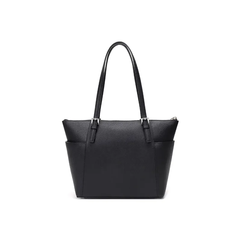 MICHAEL KORS MICHAEL KORS Handbag Collection Jet Set Leather Portable Crossbody Bag, Shoulder Bag Women's Black-3