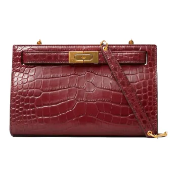 TORY BURCH Lee Radziwill Cow Leather Shoulder Bag Regular Women's Burgundy