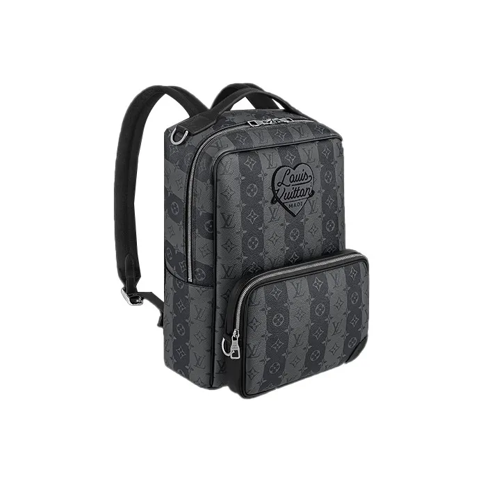 LOUIS VUITTON X Nigo Utilitary Backpack Monogram Stripes Eclipse-1