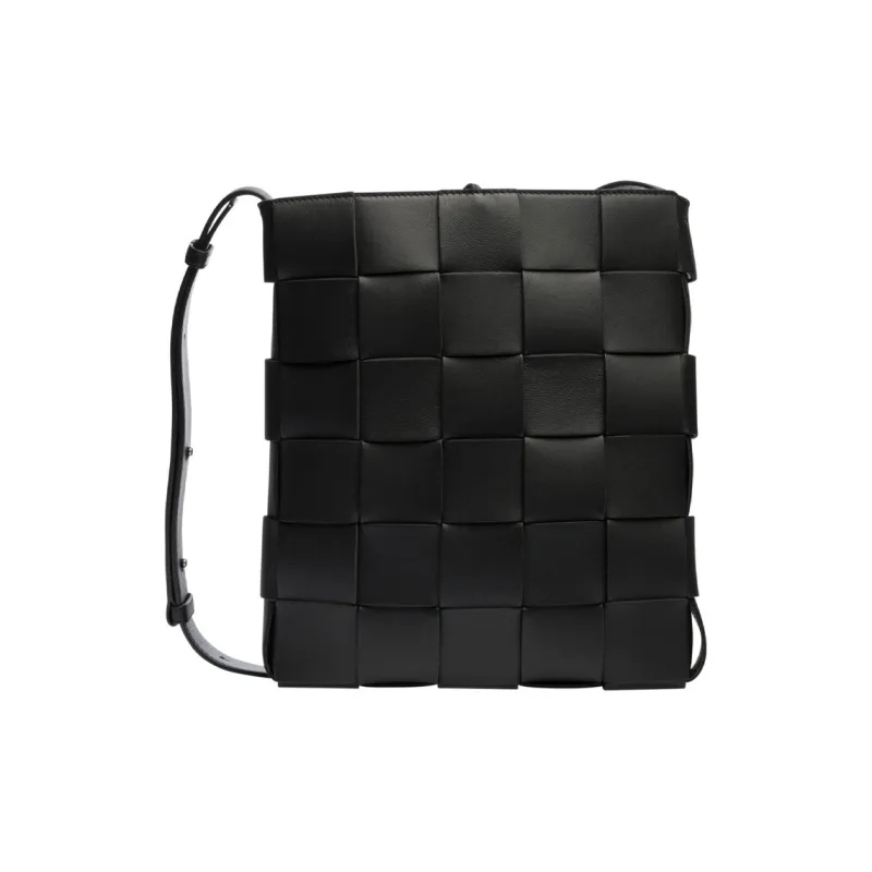 Bottega Veneta Nappa Small Sheepskin Shoulder Bag Crossbody Bag Women's Black-2