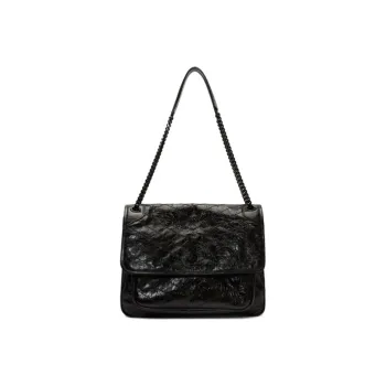 SAINT LAURENT Niki Cow Leather Crossbody Bags Shoulder Bags Women's Black