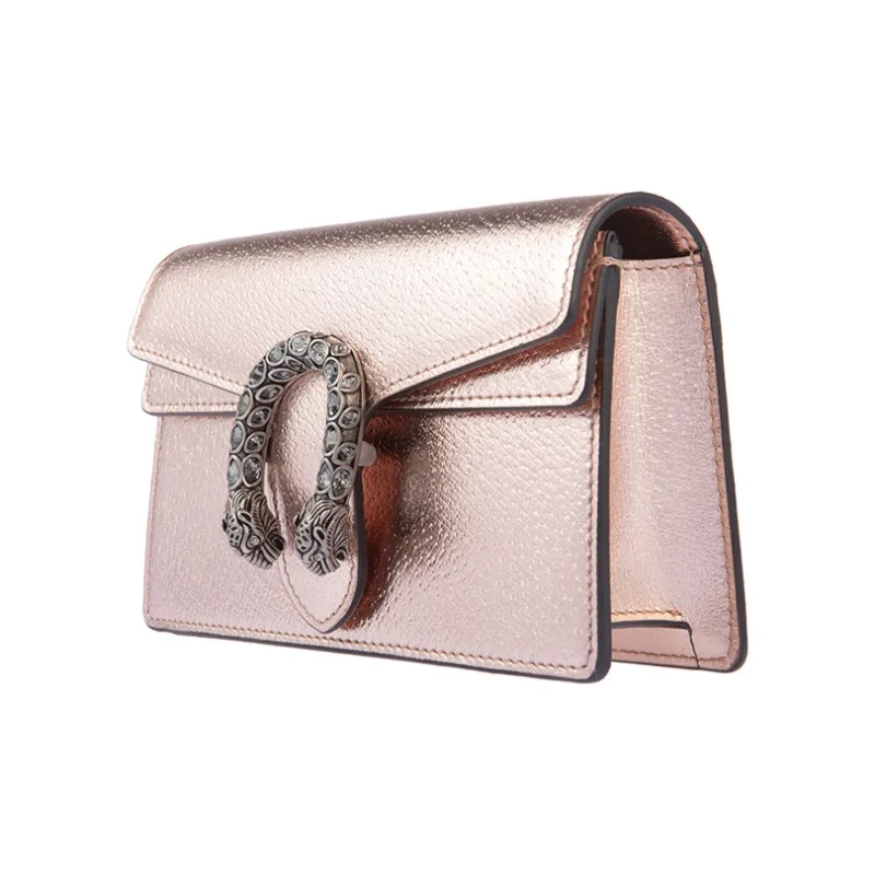 GUCCI Dionysus Cow Leather Shoulder Bag, Crossbody Bag Extra Mini Women's Champagne Pink-1