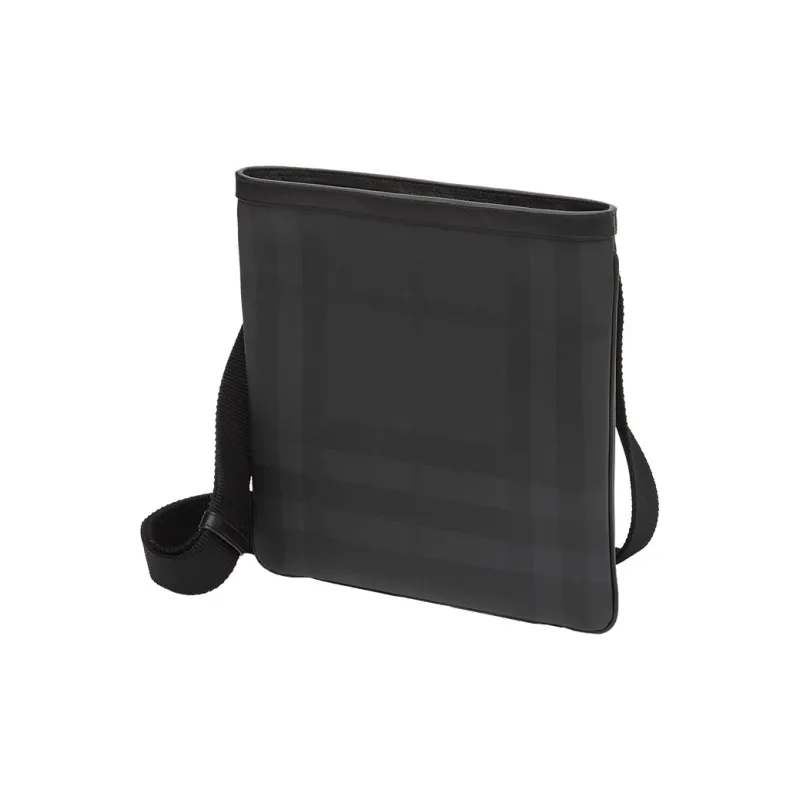 Burberry With Leather Envelope Bag, Shoulder Bag, Crossbody Bag Regular Men's Dark Gray-2