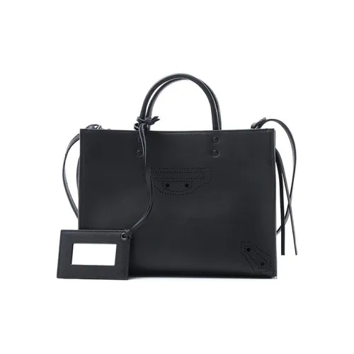 Balenciaga Leather Crossbody Handbag Regular Women's Black