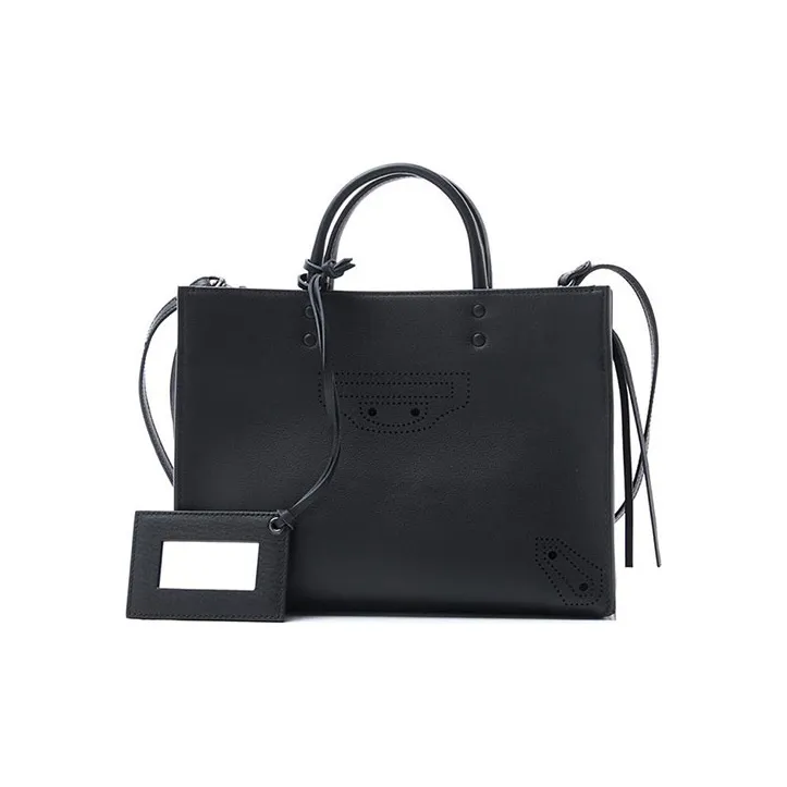 Balenciaga Leather Crossbody Handbag Regular Women's Black-0