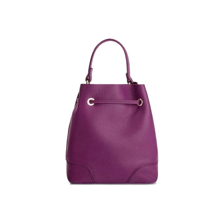 Furla Stacy Cow Leather Shoulder Bag, Crossbody Bag, Handbag Women's Purple-1