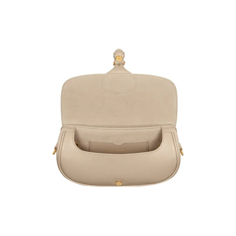 DIOR Bobby Smooth Cow Leather Handbag, Shoulder Bag, Crossbody Bag Regular Women's Natural-4