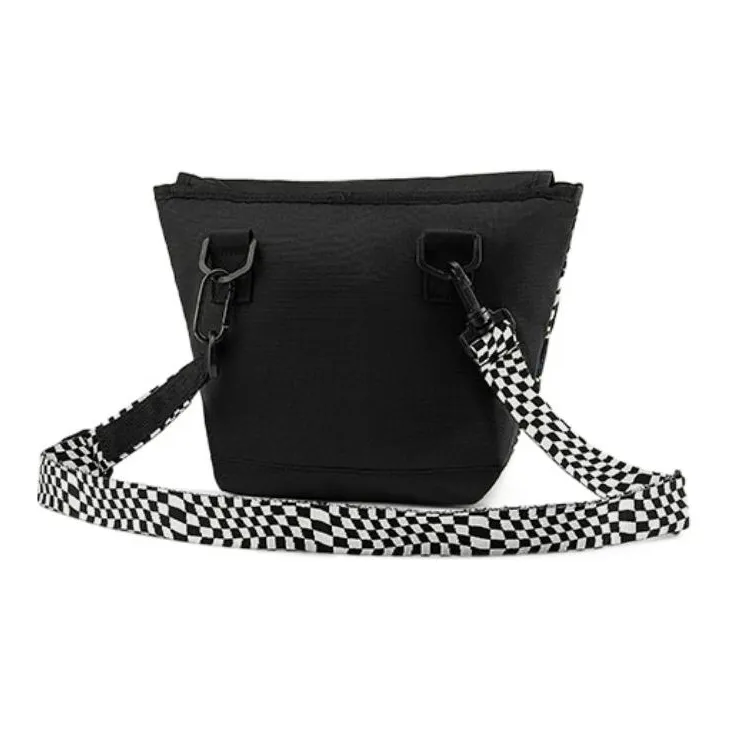 Vans Polyester Shoulder Bag, Crossbody Bag Regular Unisex Black-1