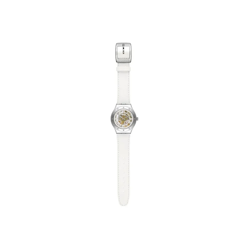 SWATCH Men 37.4mm Skeleton Watch YAS109-1