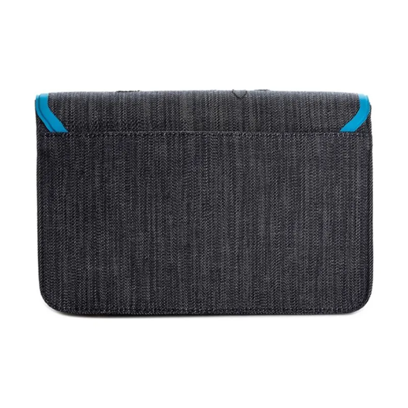 Furla Metropolis Collection Fabric With Cow Leather Shoulder Bag Crossbody Bag Women's Dark Blue-1