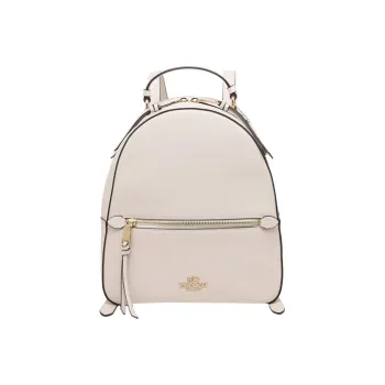 COACH Jordyn Cow Leather Backpack Tubas Women's White