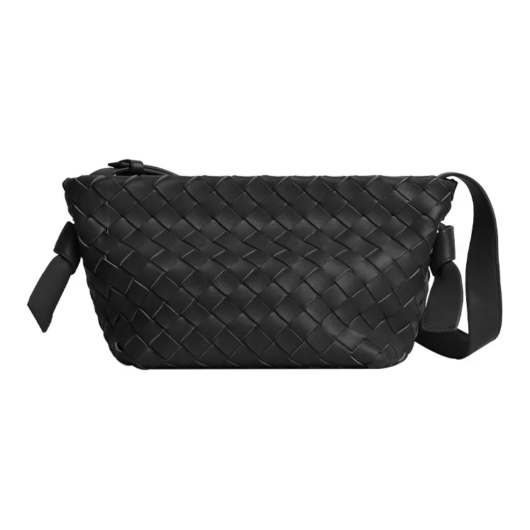 Bottega Veneta Lambskin Lace Up Bag, Crossbody Bag, Shoulder Bag Women's Black-0