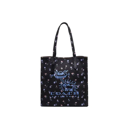 Keith Haring X COACH Recycled Tote Shoulder Bags
