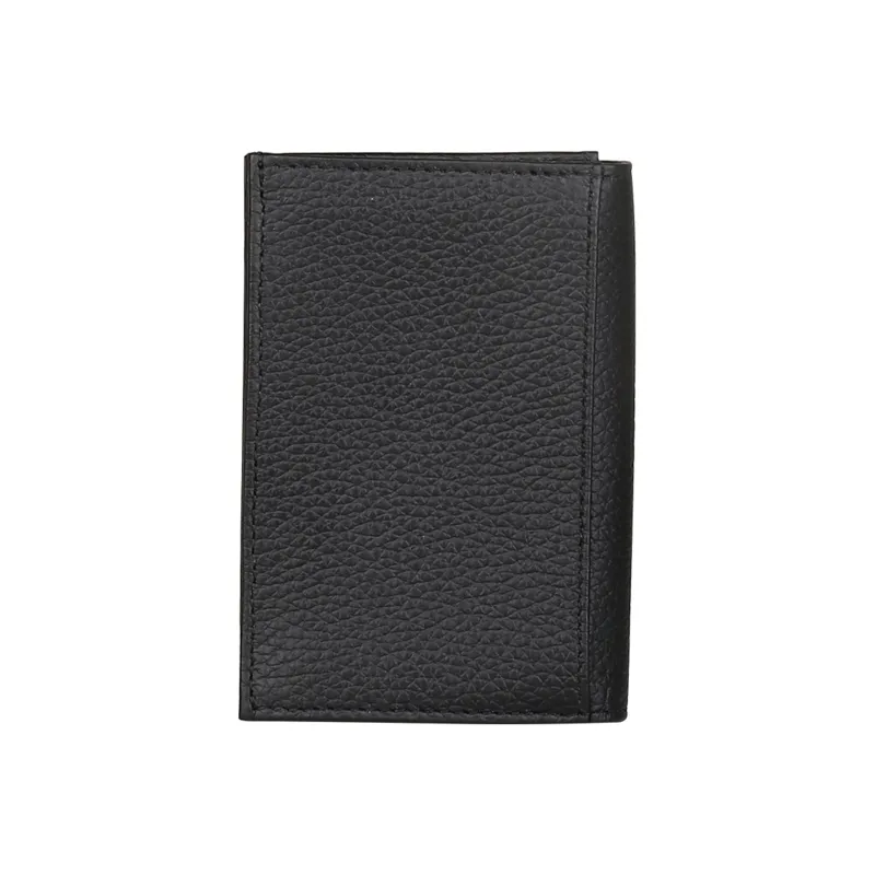 MONTBLANC Meisterstuck Leather Business Card Holder Card Case Men's Black-3