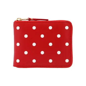 CDG Cow Leather Wallet Regular Women's Red