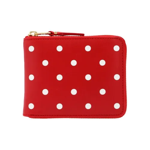 CDG Cow Leather Wallet Regular Women's Red