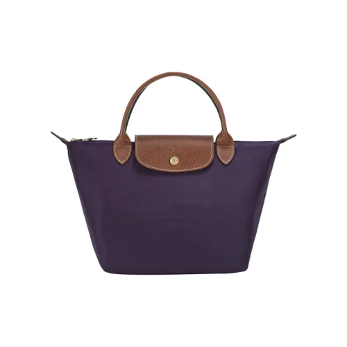 LONGCHAMP Le Pliage Fabric Dumpling with bag Handbag Shoulder with bag Small Size Women's Berry Purple