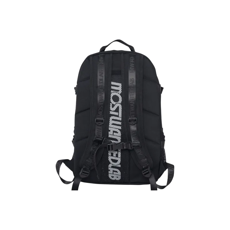 MostwantedLab Polyester Backpack Regular Unisex Black-2