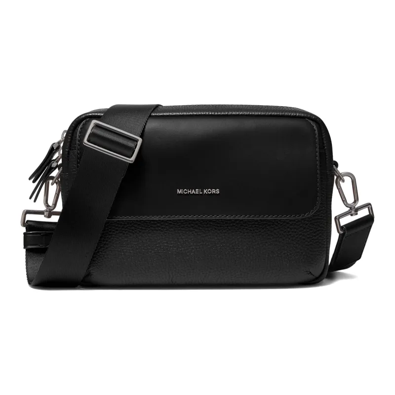 MICHAEL KORS MICHAEL KORS Luggage Collection Litchi Grain Camera Bag Crossbody Bag Men's Black-0