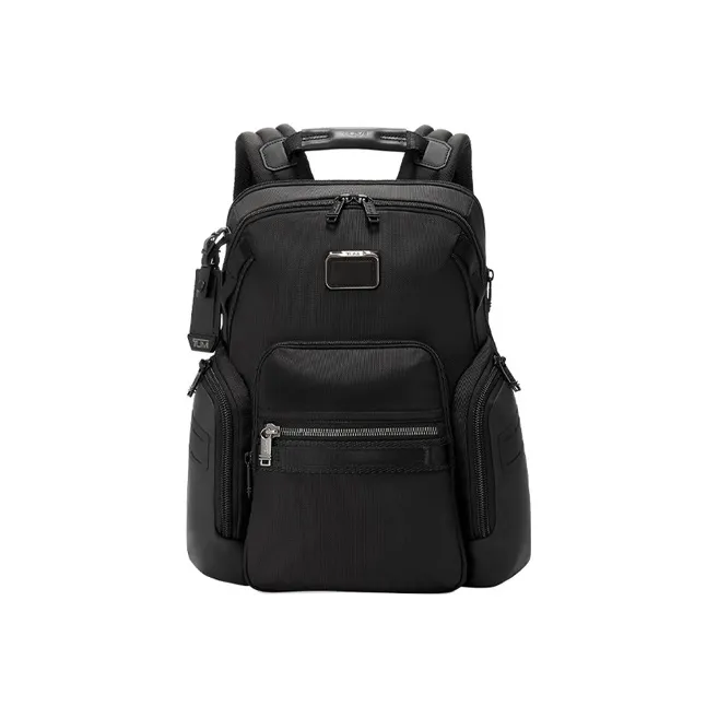 TUMI Alpha Bravo Polyamide Backpack Regular Men's Black-0
