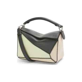 LOEWE Puzzle Cow Leather Handbag Shoulder Bag Crossbody Bag Regular Women's Multicolor