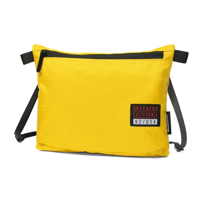 Skechers Fabric Crossbody Bag Shoulder Bag Regular Unisex Zinc Yellow-1