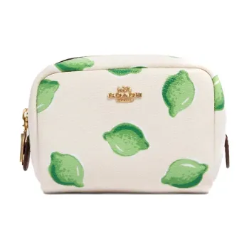 COACH Cosmetic Makeup Bags White