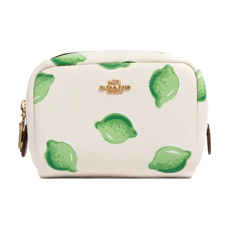 COACH Cosmetic Makeup Bags White-0