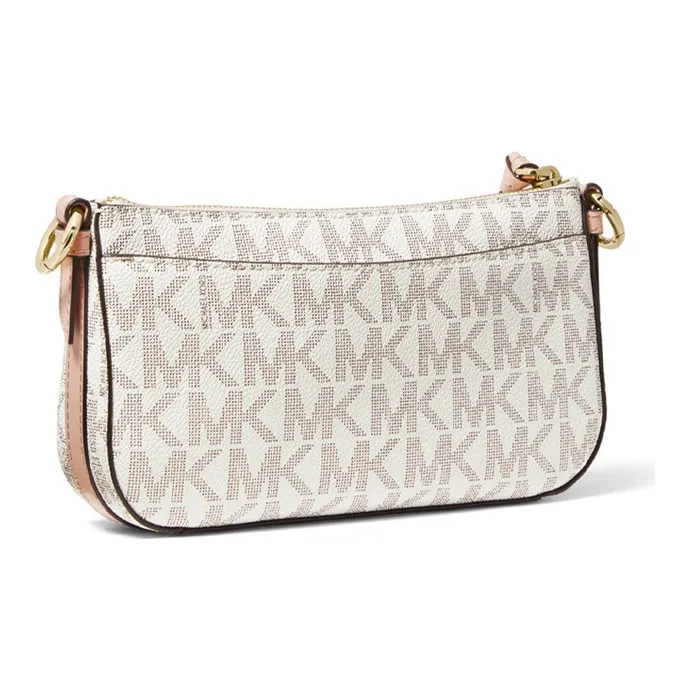 MICHAEL KORS Jet Set Charm Leather Shoulder Bag Crossbody Bag Women's Pink White Multicolor-2