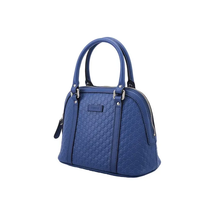 GUCCI MicroGUCCIssima Leather Mini Dome Satchel Bag-1