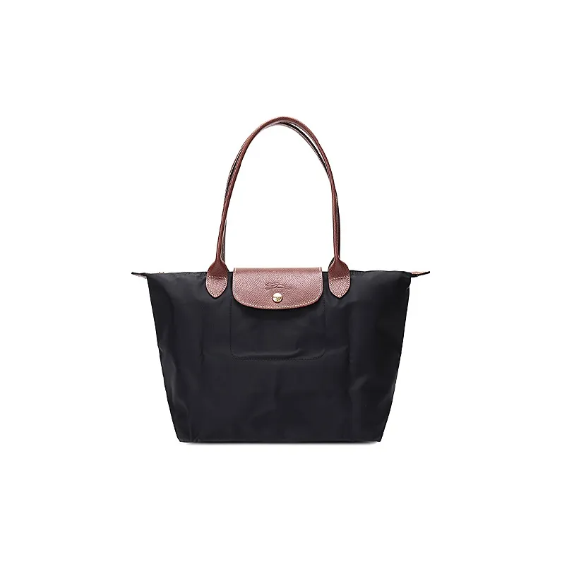 LONGCHAMP Le Pliage Fabric, Polyamide One Shoulder Handbag Large Size Women's Black-2