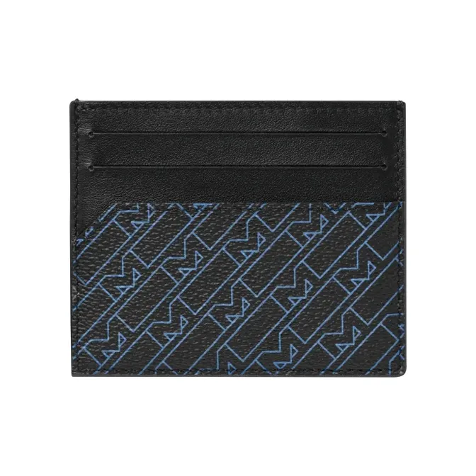 MONTBLANC M_Gram 4810 PVC Card Holder Men's Blue/Black-5