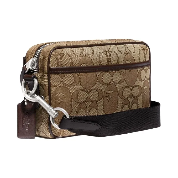 Bape Black X COACH Academy Crossbody Bags-1